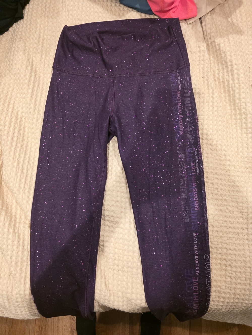 Peloton Ally Love Deep Purple High-Waist Leggings